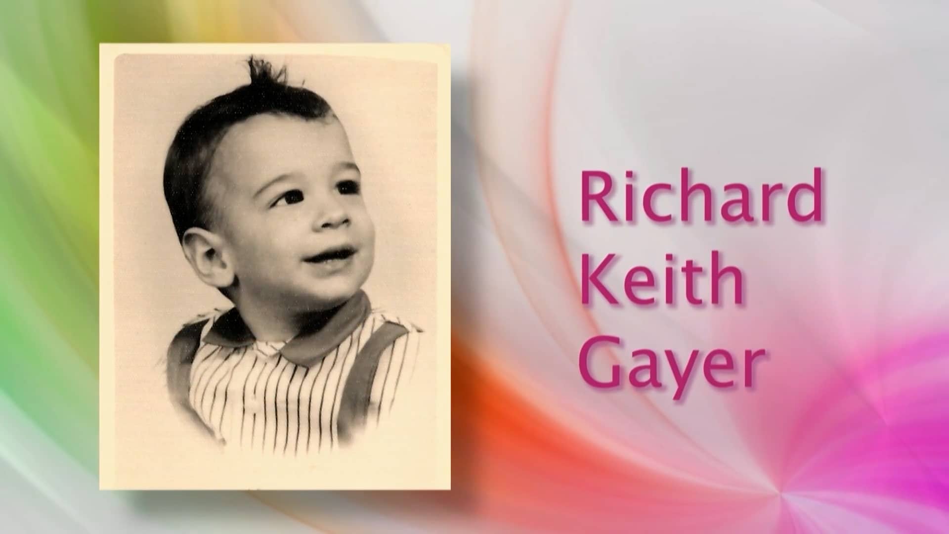 Richard Gayer - Funeral Services 4-9-22 on Vimeo