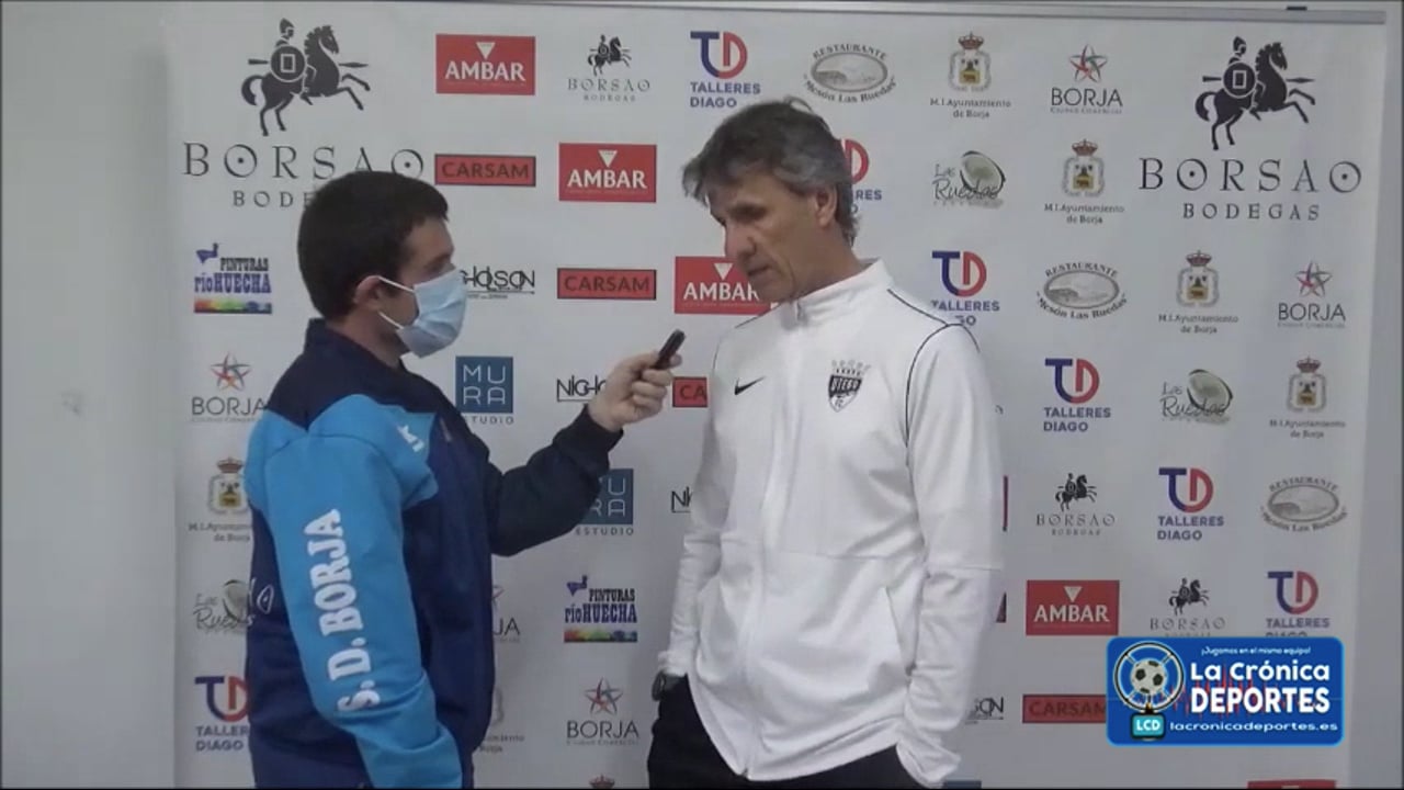 JUAN CARLOS BELTRÁN (Entrenador Utebo) SD Borja 1-1 CF Utebo / Jornada 31 / 3ª División