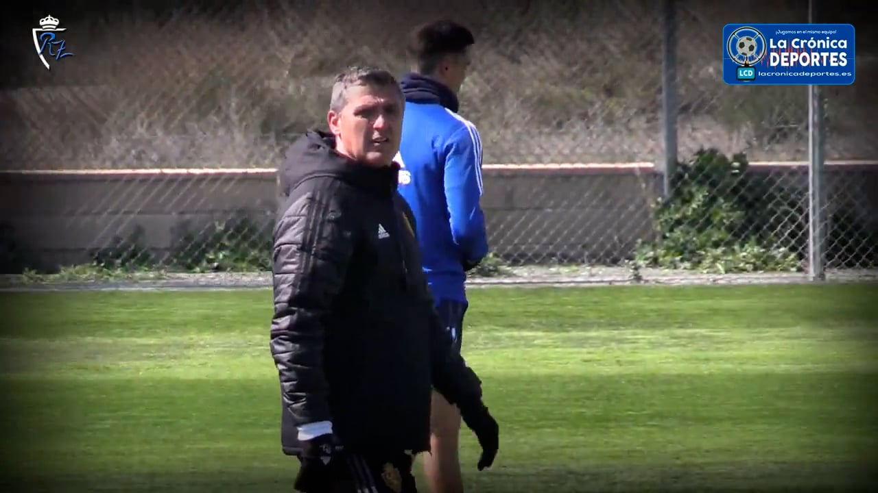 EMILIO LARRAZ (Entrenador D. Aragón) Análisis del empate con el Utebo / PREVIA del partido Deportivo Aragón - Santa Anastasia / J 31 / 3ª División / Fuente: YouTube Real Zaragoza