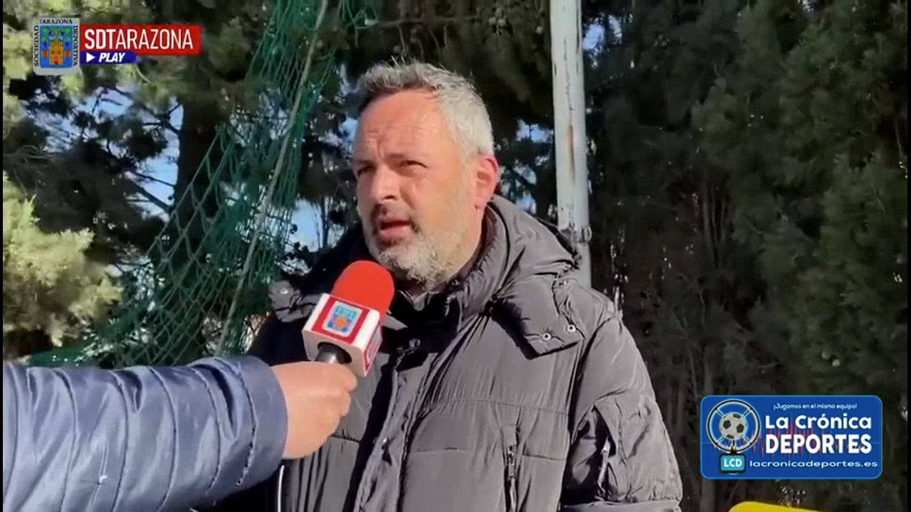 DAVID NAVARRO (Entrenador Tarazona)  SD Huesca B 0-2 SD Tarazona / J 29 / 2ª RFEF - Grupo 3 / Fuente: Facebook SD Tarazona