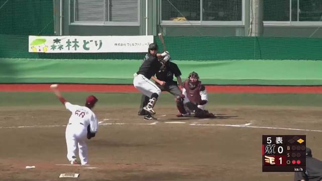 【ファーム】イーグルス・辛島航 5回70球5奪三振無失点の好投を見せる!! 2022年4月10日  東北楽天ゴールデンイーグルス 対 千葉ロッテマリーンズ