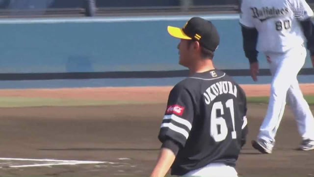 【ファーム】ホークス・奥村政稔 2イニング5奪三振のナイスピッチング!! 2022年4月10日  オリックス・バファローズ 対 福岡ソフトバンクホークス