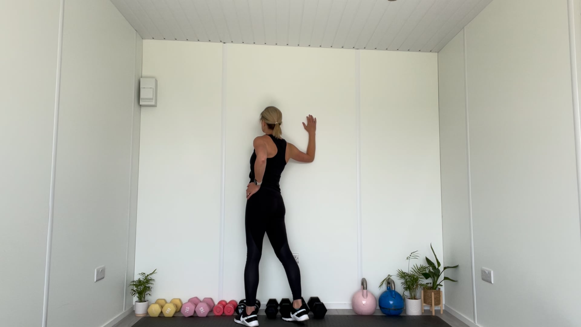 Bent Arm Wall Stretch on Vimeo
