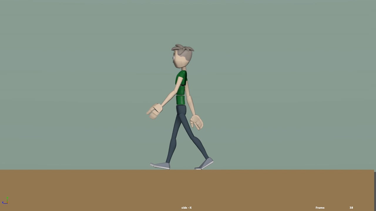 A Simple Walk Cycle on Vimeo