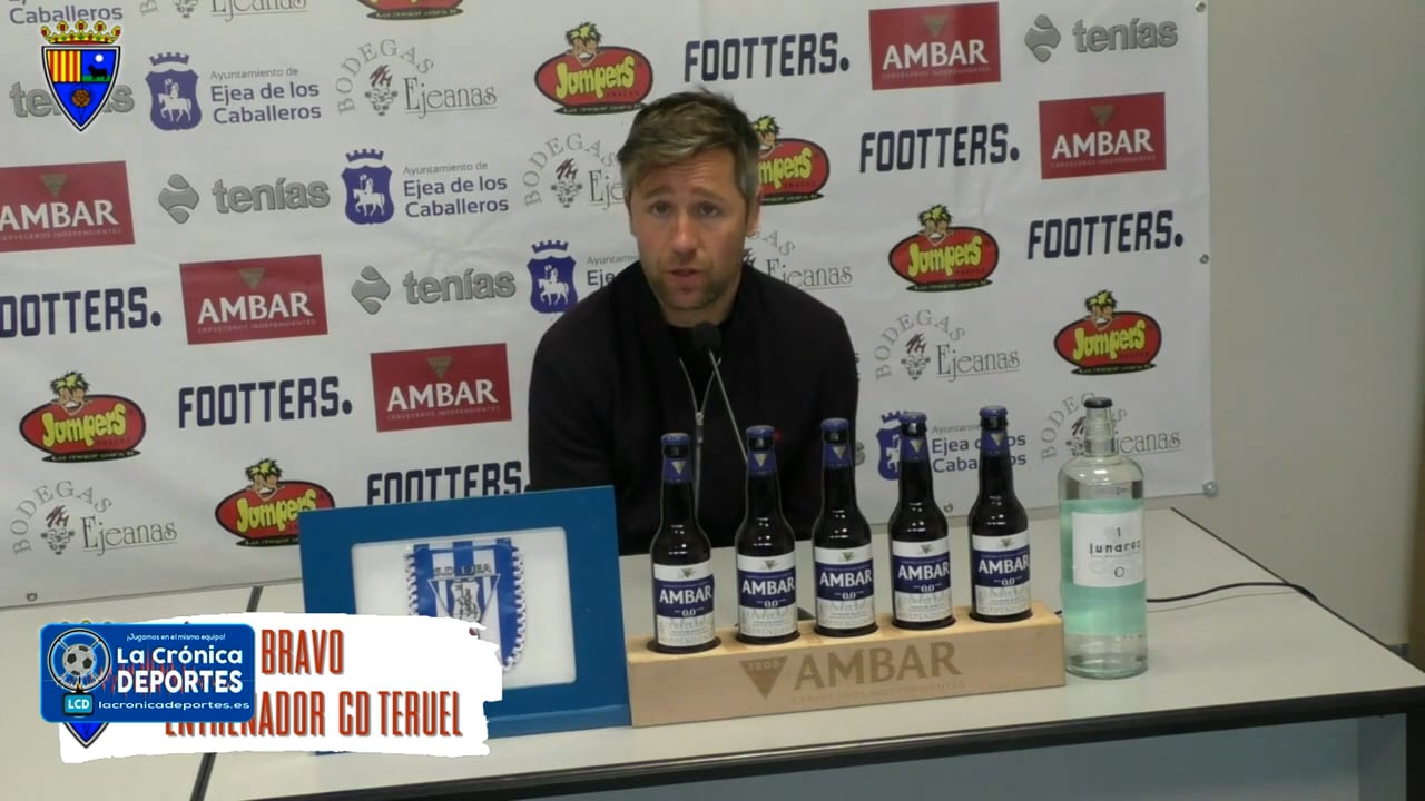 VÍCTOR BRAVO (Entrenador Teruel) SD Ejea 1-1 CD Teruel / J 29 / 2ª RFEF - Grupo 3 / Fuente: YouTube CD Teruel