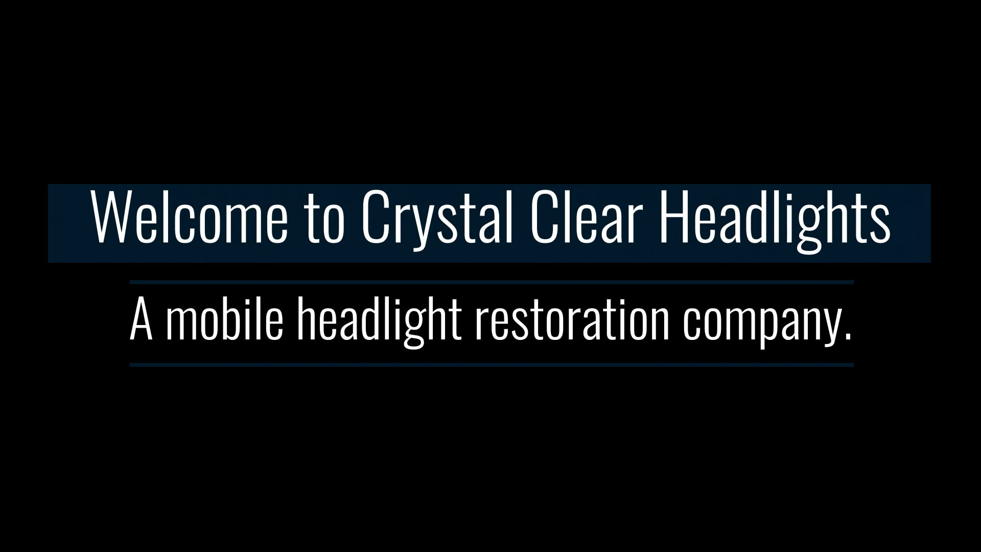 Get your headlights back to crystal clear with Headlight Restorer