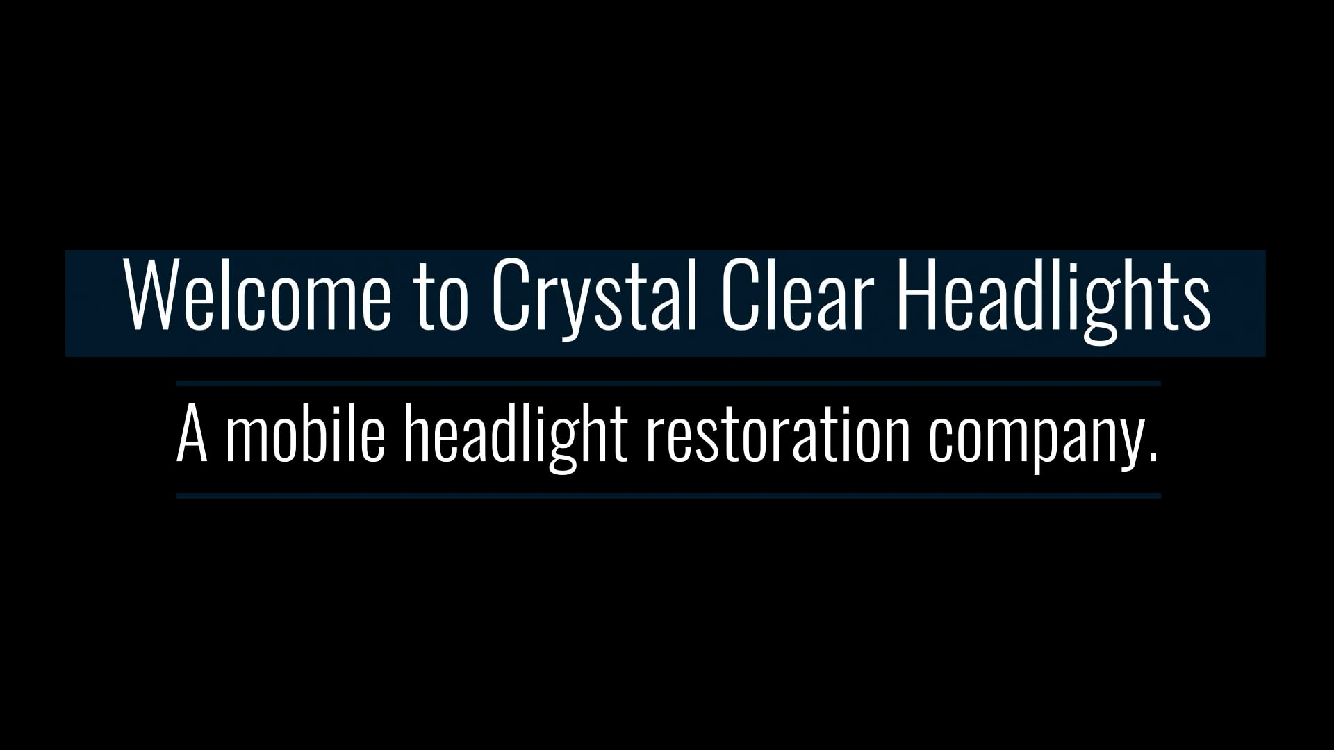 Start a Mobile Headlight Restoration Business!