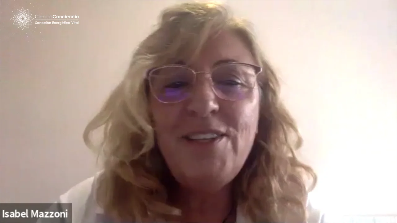 Isabel compartiendo su experiencia