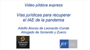 Video píldora express - Vías jurídicas para recuperar el IAE de la pandemia