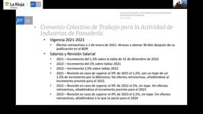 Micropildora express - El nuevo Convenio de Industria de Panadera de La Rioja 2021-2023