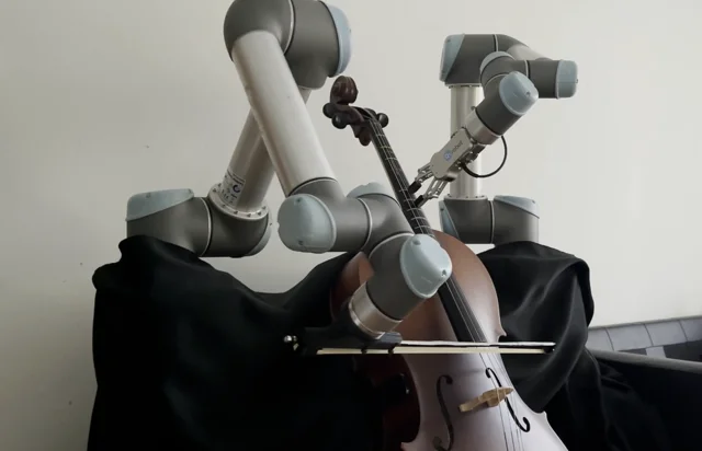 Violin best sale playing robot