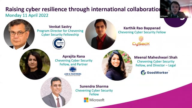 Monday 11 April 2022 - Raising cyber resilience through international collaboration