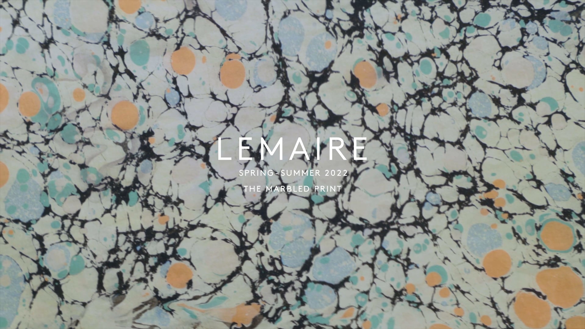 LEMAIRE SS22 The Marbled Print