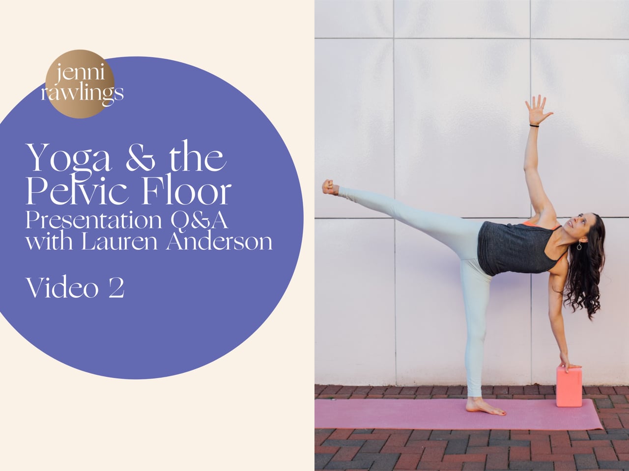 Yoga & the Pelvic Floor, Part 2 of 2