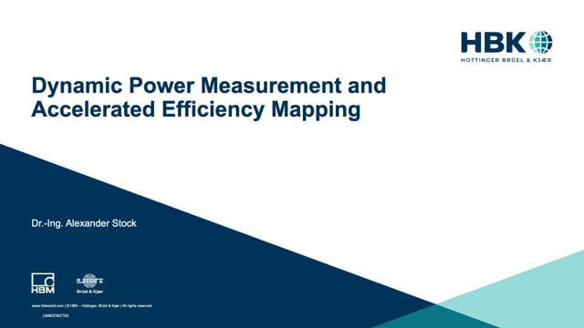 Dynamic power measurement and accelerated efficiency mapping for electric drives