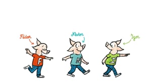 THE THREE PIGS LITTLE