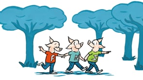 THE THREE PIGS LITTLE