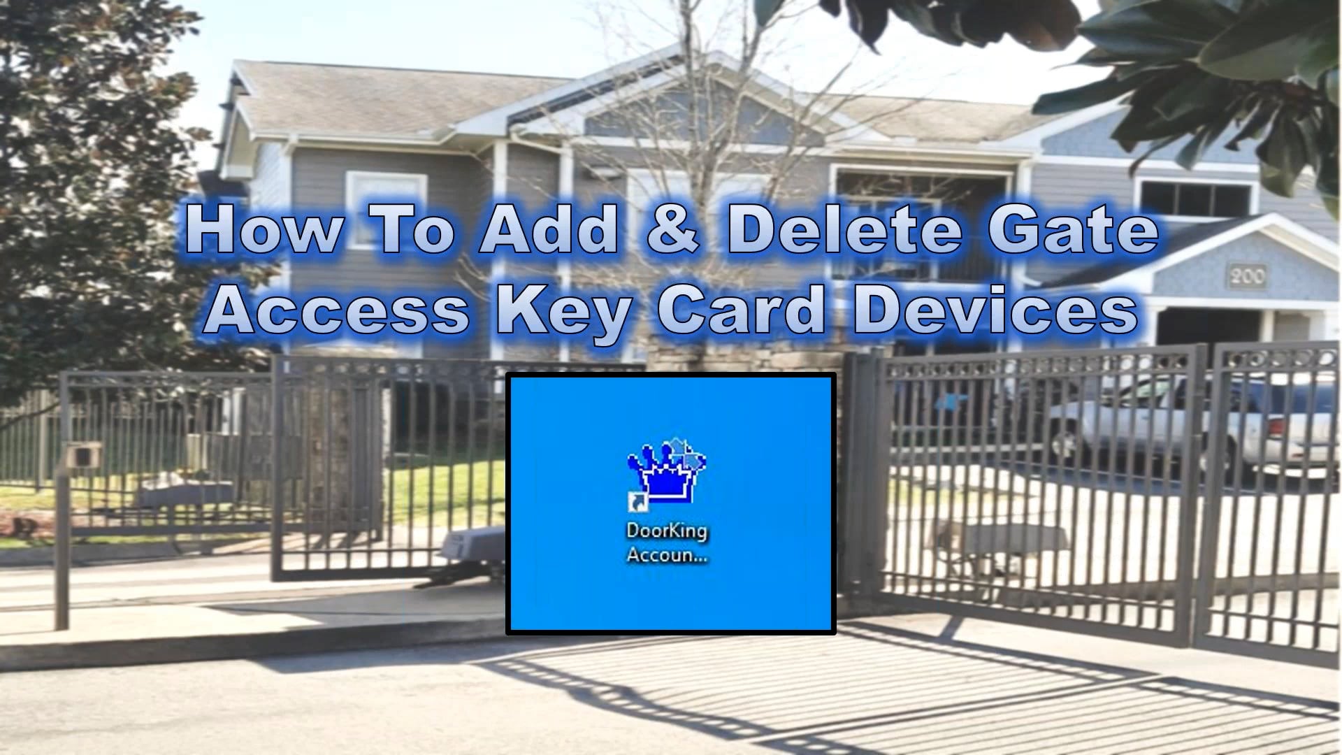 DoorKing How to Add & Delete Gate Access Key Card Devices on Vimeo