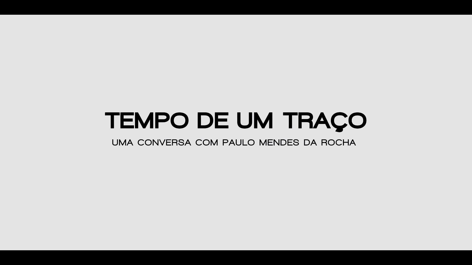 Tempo de um traço
