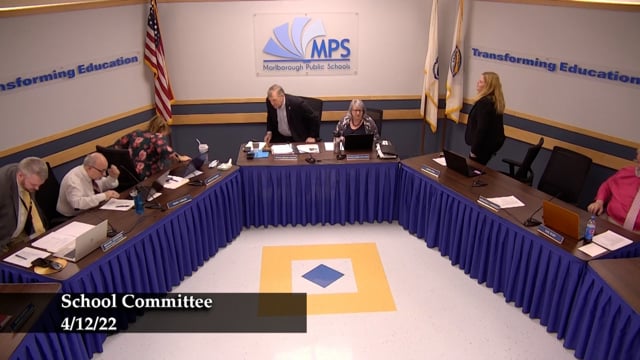School Committee Meeting 4-12-22