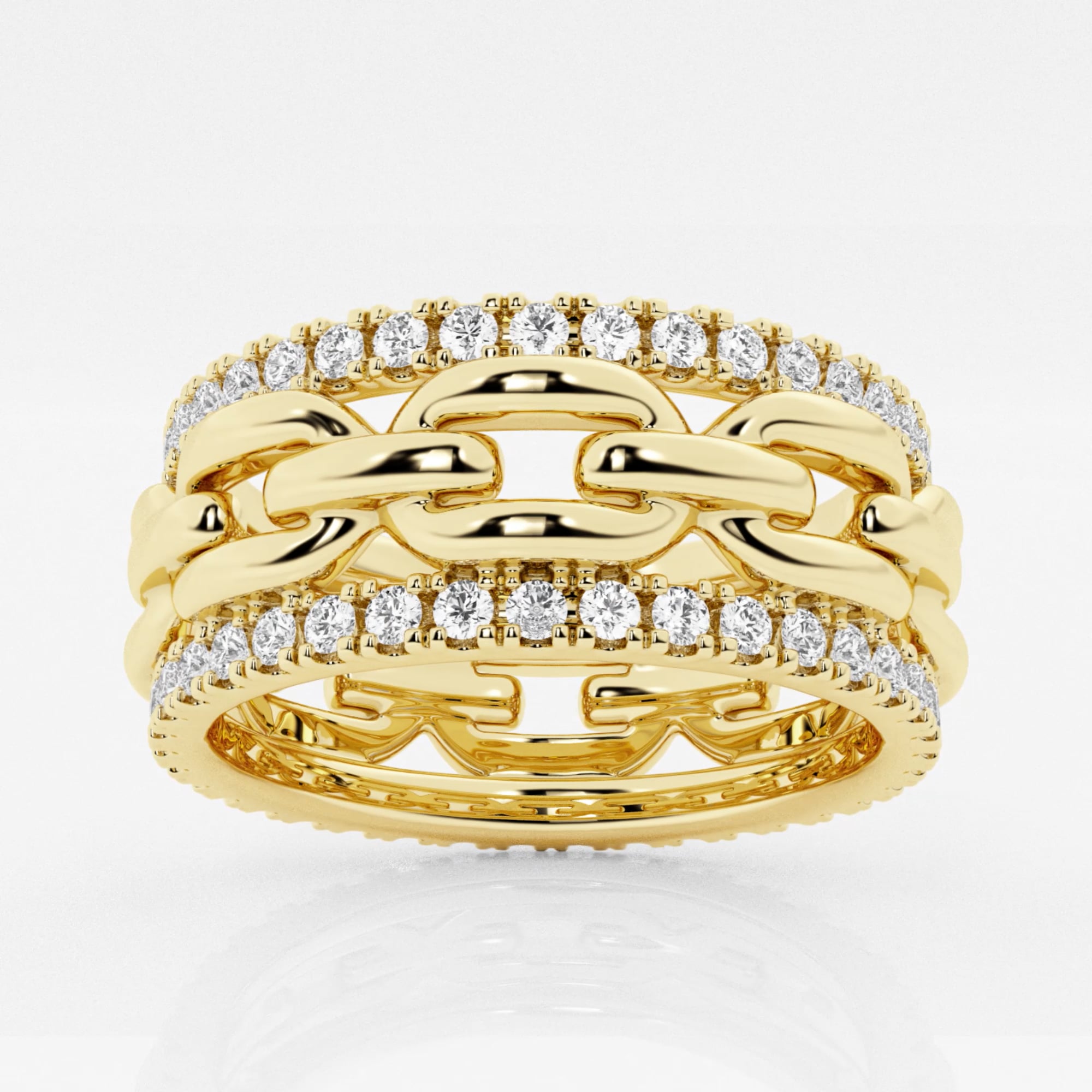 人気ブランド★【SHAPES STUDIO】Trio Radiant Linked Ring Amazon.com: Shapes Studio Trio Linked Ring, Link Ring