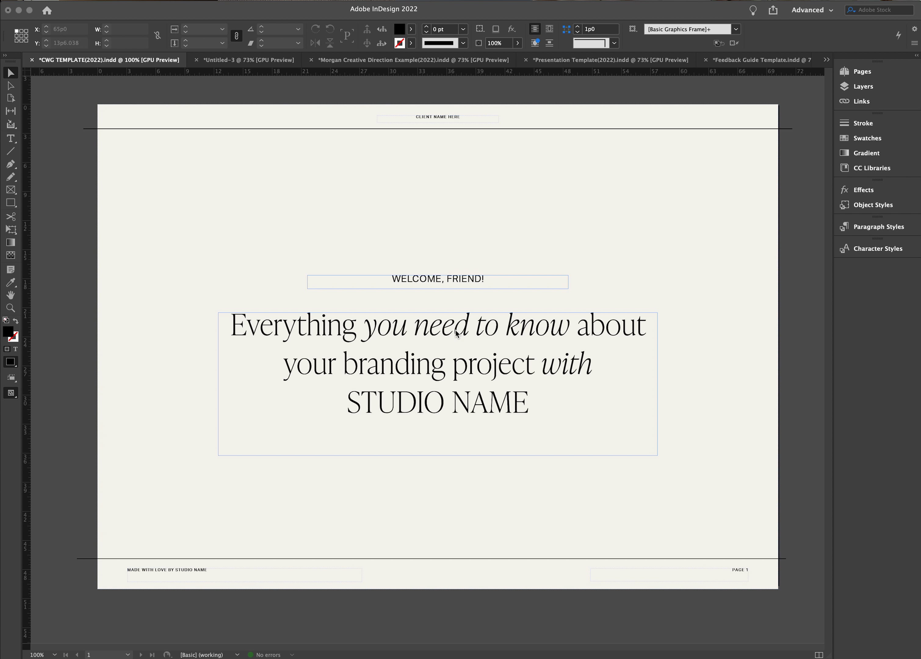 Client Welcome Guide tutorial on Vimeo