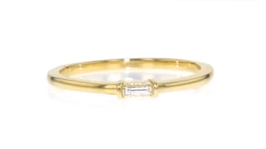 Diamond-Accented Ring in 14kt Yellow Gold