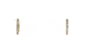25 ct. t.w. Diamond Huggie Hoop Earrings in 14kt Yellow Gold