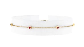 20 ct. t.w. Ruby Station Bracelet in 14kt Yellow Gold