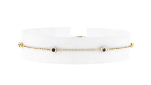 20 ct. t.w. Sapphire Station Bracelet in 14kt Yellow Gold