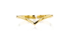 14kt Yellow Gold Chevron Ring