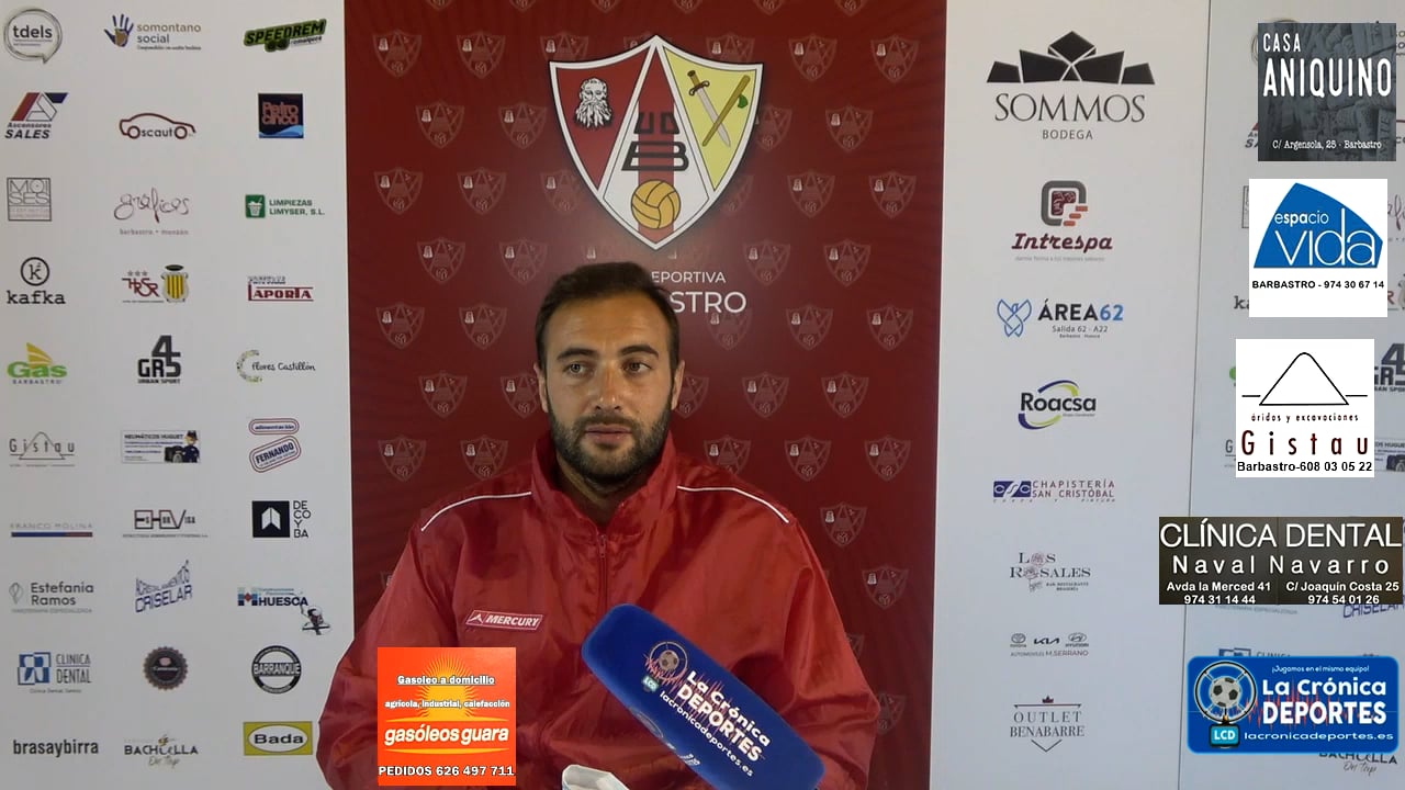 LA PREVIA / UD Barbastro - CD Caspe / LUCAS ELBAILE (Jugador Barbastro) Jornada 32 / 3ª División