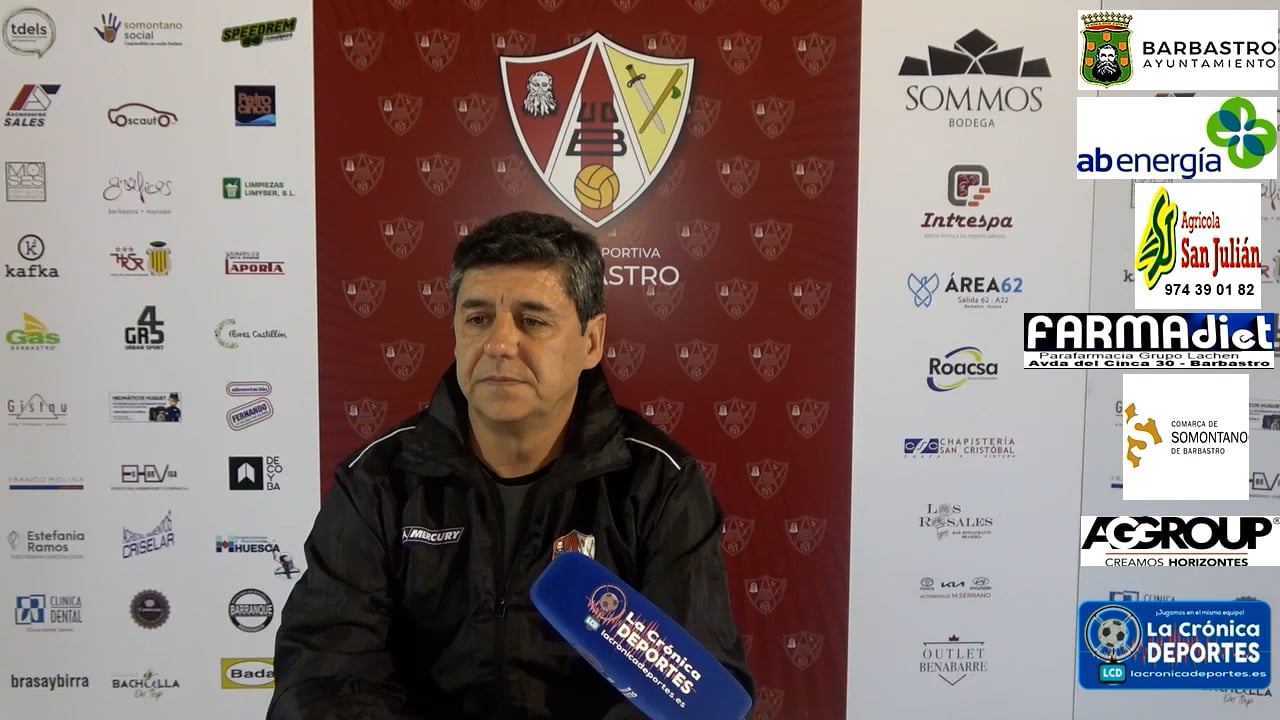 LA PREVIA / UD Barbastro - CD Caspe / JOSETE (Entrenador Barbastro) Jornada 32 / 3ª División