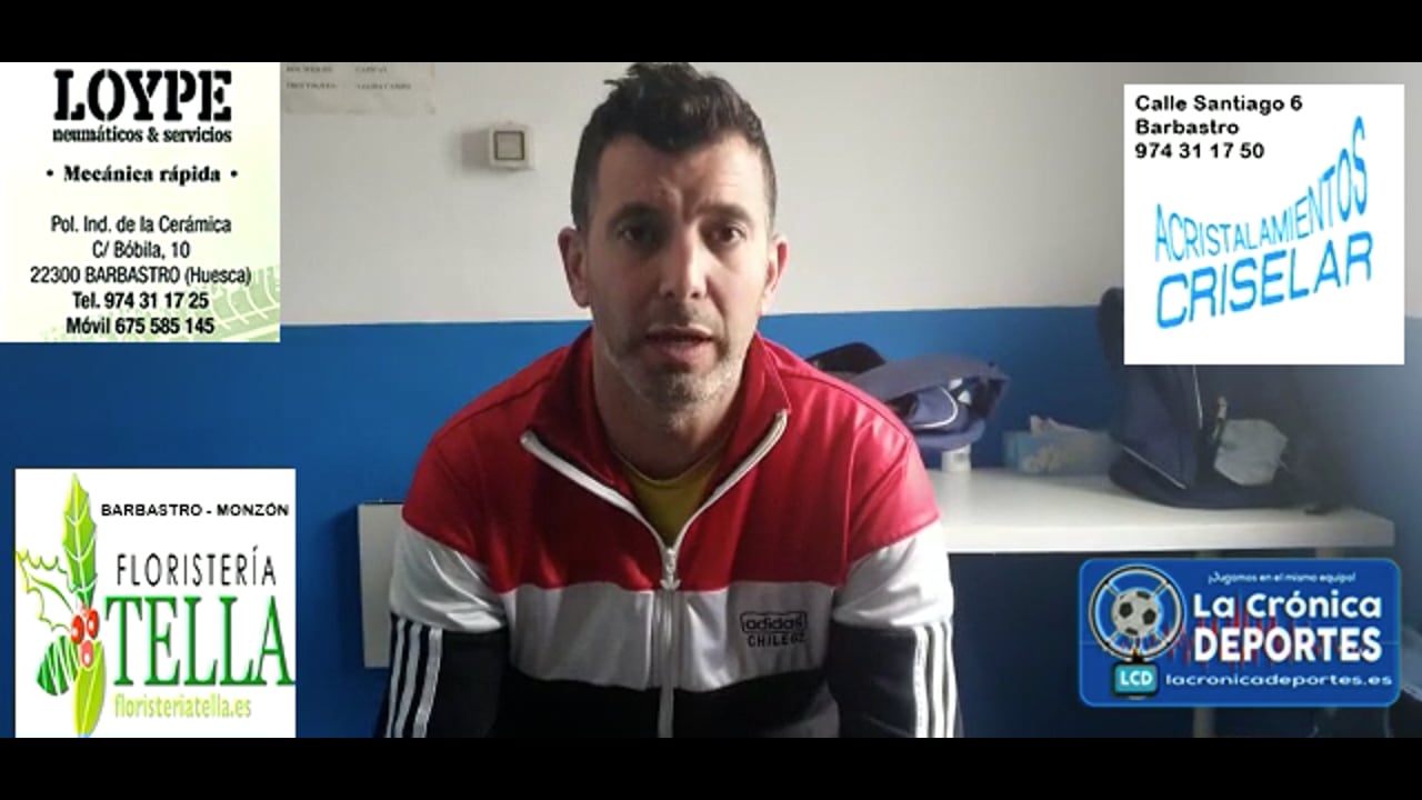 CARLOS GALLIZO (Entrenador Santa Anastasia) D. Aragón 2-1 Santa Anastasia / Jornada 31 / 3ª División