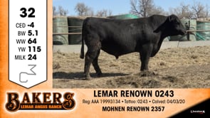 Lot #32 - LEMAR RENOWN 0243