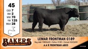 Lot #45 - LEMAR FRONTMAN 0189