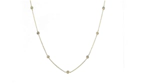 20 ct. t.w. Diamond Station Necklace in 14kt Yellow Gold