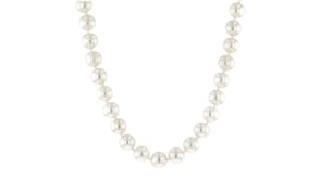 7-8mm Cultured Pearl Necklace With 14kt Yellow Gold