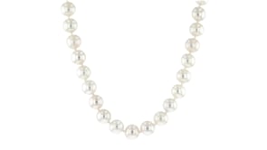 8-9mm Cultured Pearl Necklace With 14kt Yellow Gold