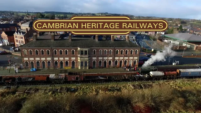 Local dignitaries visit Cambrian Heritage Railways