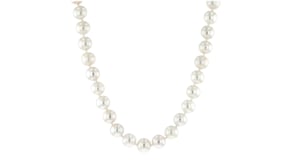 6-7mm Cultured Pearl Necklace With 14kt Yellow Gold