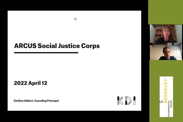 Arcus Social Justice Corps - Making Impact with Chelina Odbert