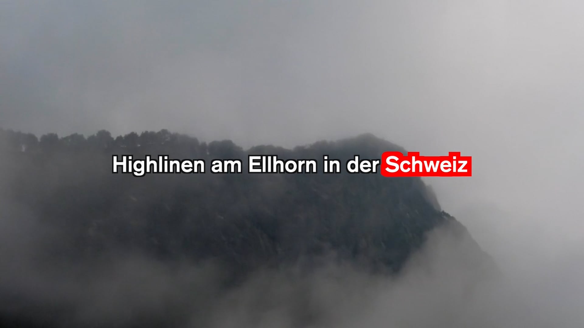 Highlines am Ellhorn in der Schweiz - 2021