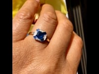 Diamond, Sapphire, 14ct Ring 11841-0219