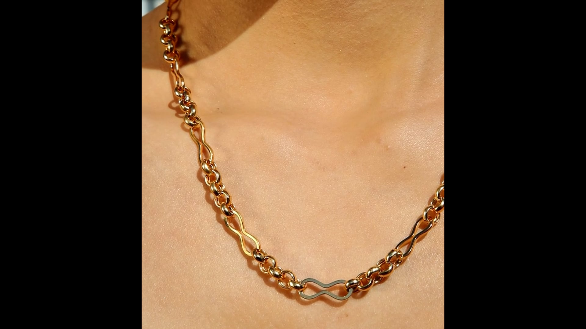Palermo Gold Demi Link Necklace