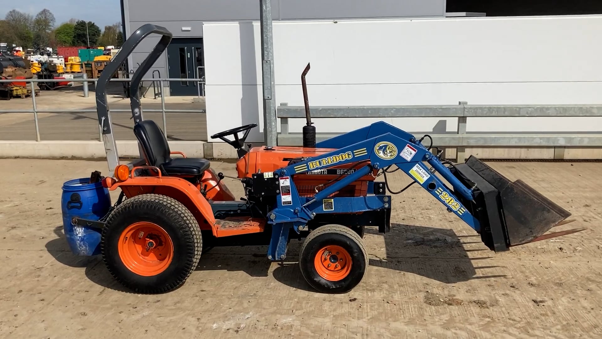 Kubota B6200 4WD Compact Tractor On Vimeo