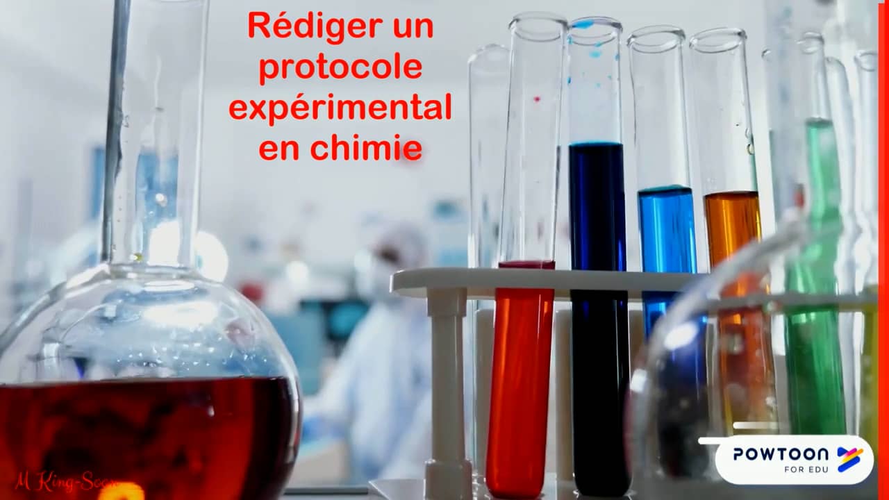 81 Comment rédiger un protocole expérimental en chimie.mp4 on Vimeo