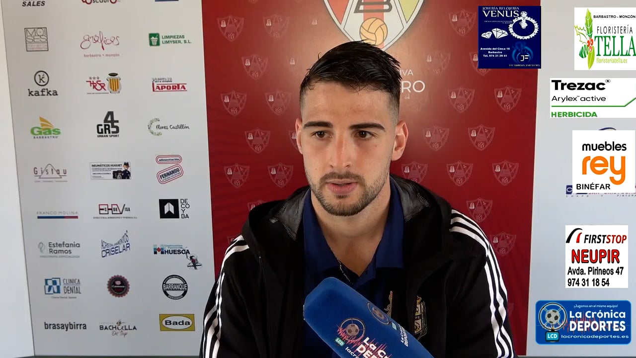 BERNAL (Jugador Caspe) UD Barbastro 0-0 CD Caspe / Jornada 32 / 3ª División