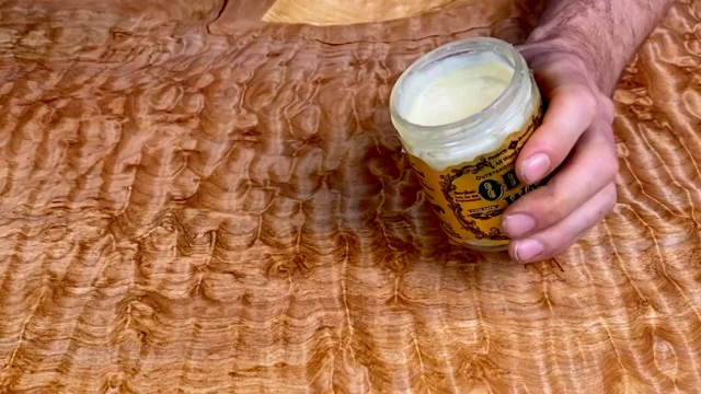Applying Odie's Wax on Quilted Maple | Food Safe Wood Finish