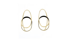 14kt Yellow Gold Curled Drop Earrings